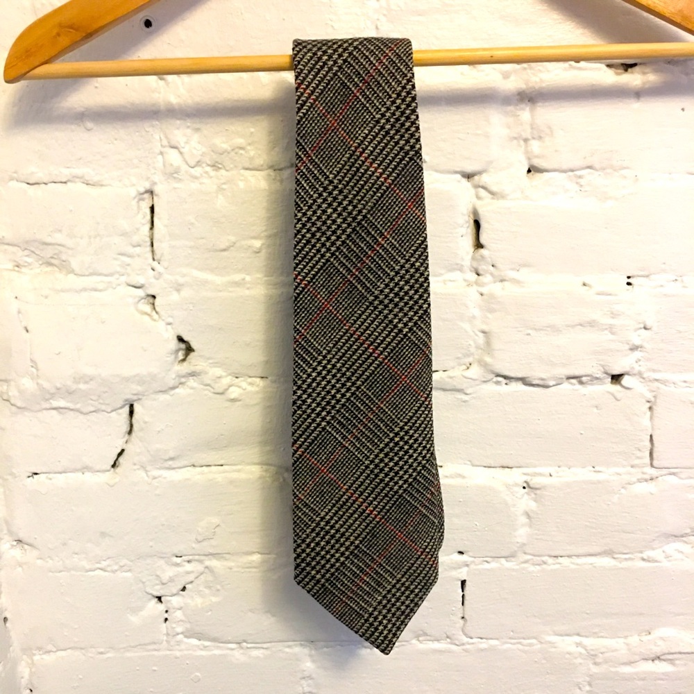 Polo Ralph Lauren wool glen plaid tie